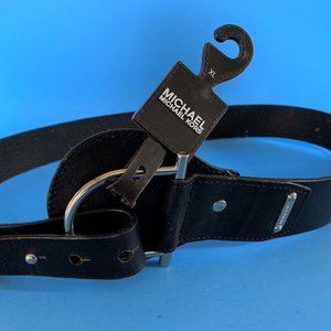 Michael Kors Leather Belt SZ. XL 38-40 in Great Condition Pre Owned